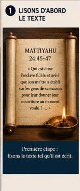 Mattiyahu 24:45-47 — Lisons d'abord le texte