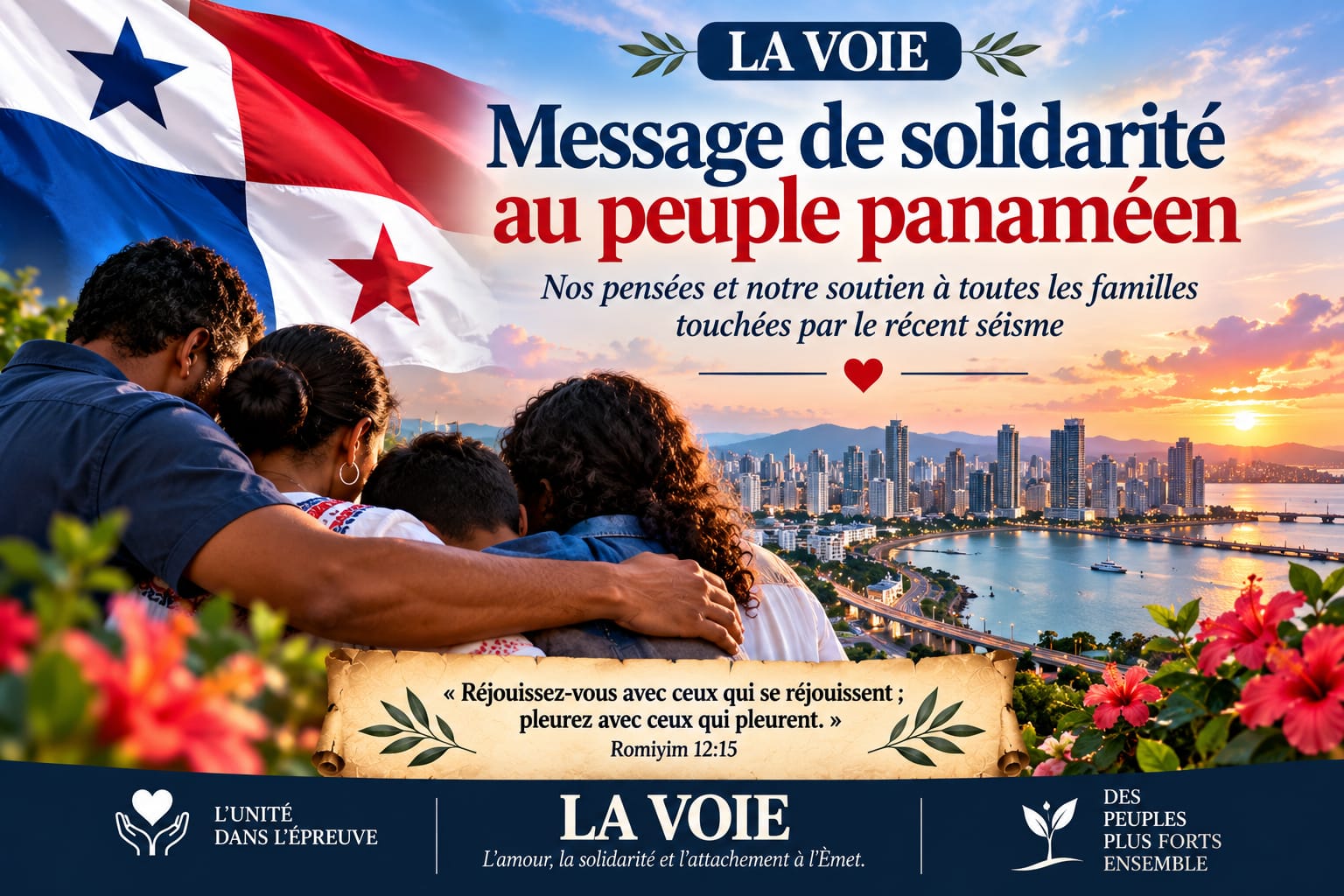 Message de solidarité au peuple panaméen
