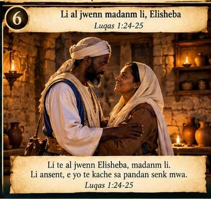 Il retrouve Élisheba, son épouse — Luqas 1:24-25