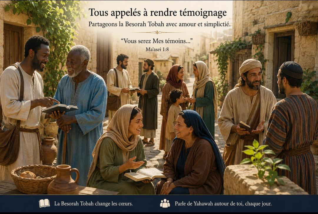 Plusieurs tal'midim partageant naturellement la Besorah Tobah avec leurs proches et leurs voisins