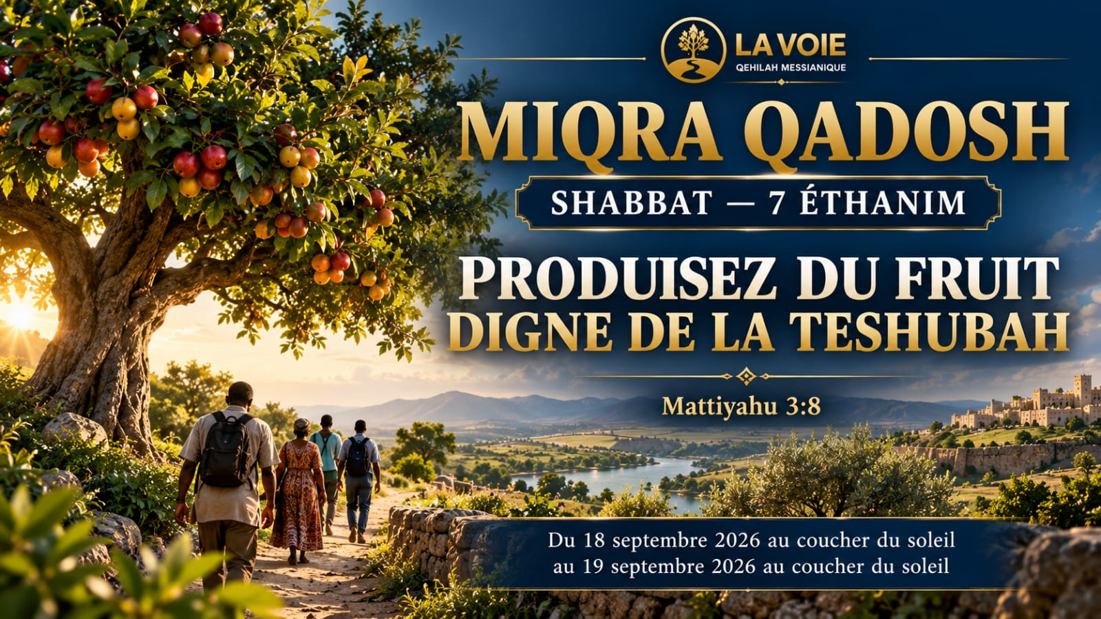 Miqra Qadosh — Shabbat 7 Éthanim