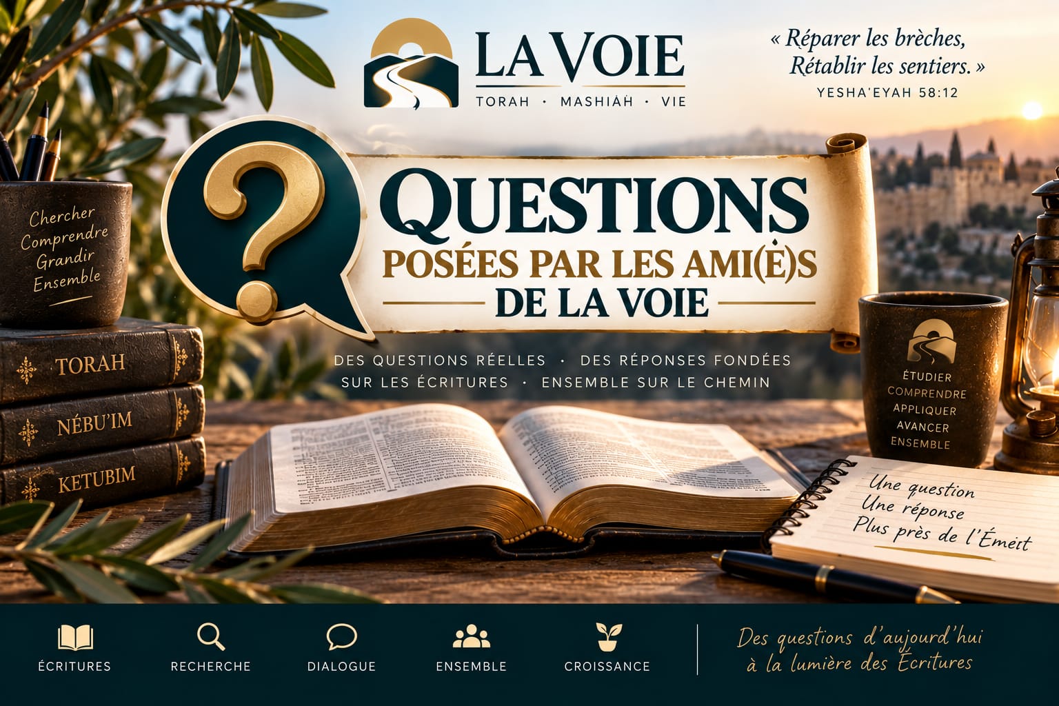 Questions posées par les ami(e)s de La Voie